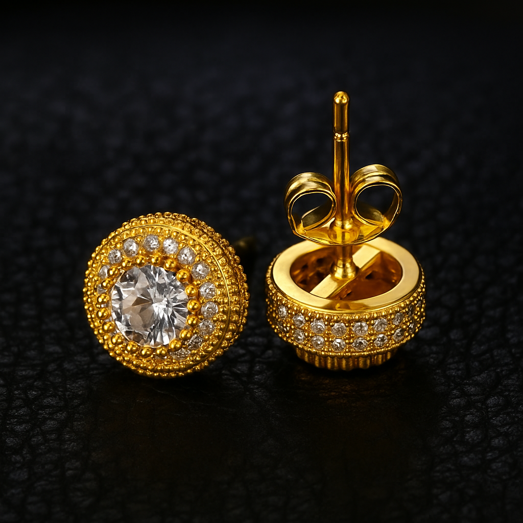 Regal Round Earrings