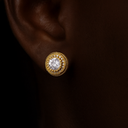 Regal Round Earrings - JewelsBySeraph