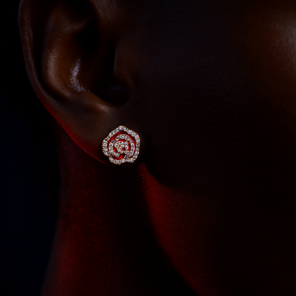 Rose Earrings - JewelsBySeraph