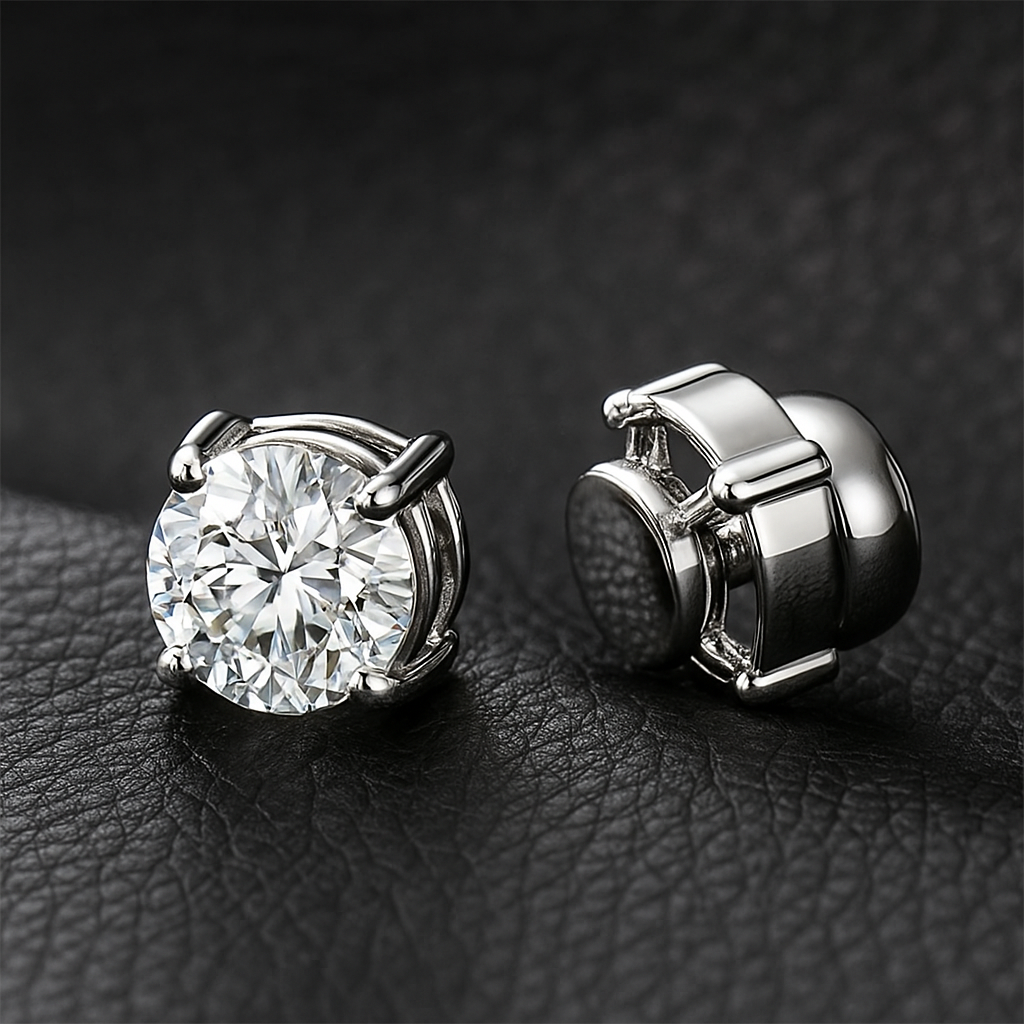 Magnetic Stud Earrings - JewelsBySeraph