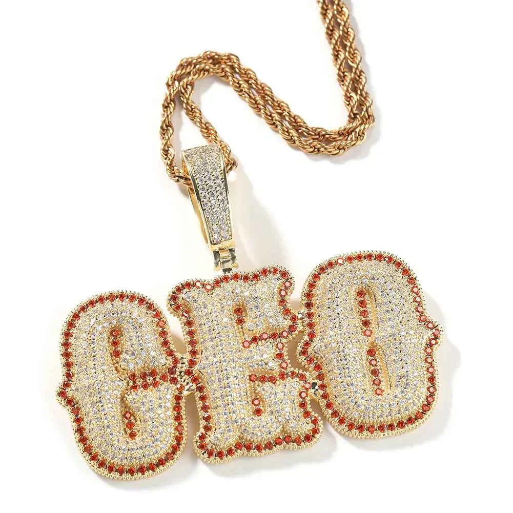 Custom Kingpin Letter Pendant