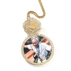 Custom Photo Circle Pendant
