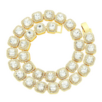 Cushion Cut Tennis Chain