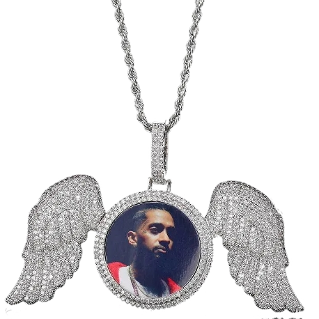 Custom Photo Circle Pendant