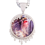 Custom Photo Circle Pendant