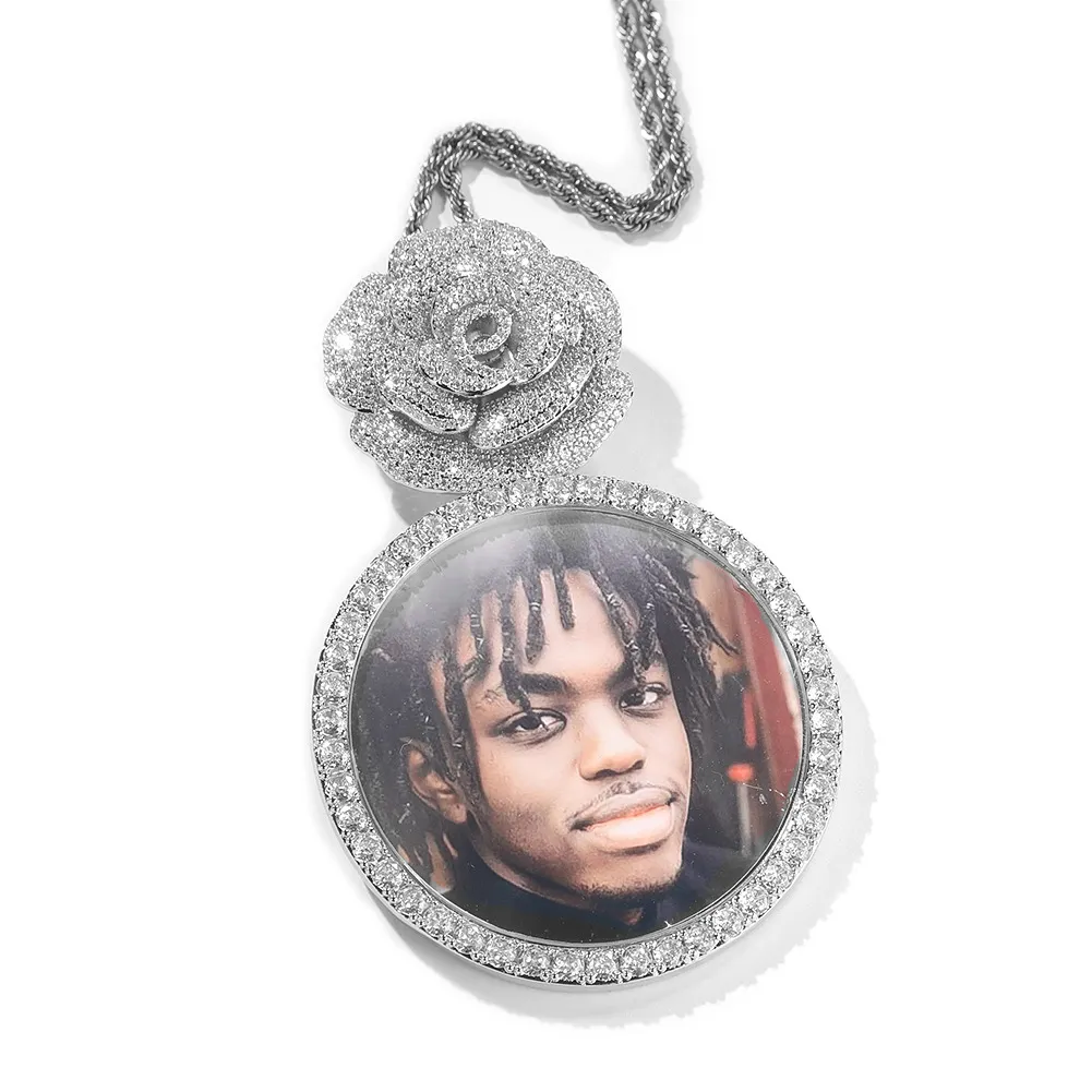 Custom Photo Circle Pendant