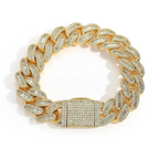 Cuban Link Bracelet (Baguette Style) - JewelsBySeraph