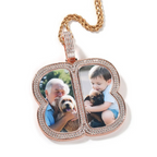 Custom Double Photo Pendant