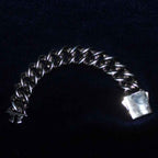 Moissanite + 925 Cuban Link Bracelet (Prong Style)
