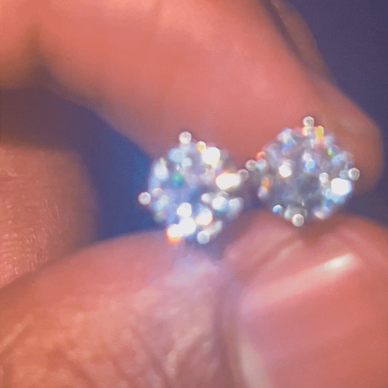 Round Stud Earrings - JewelsBySeraph