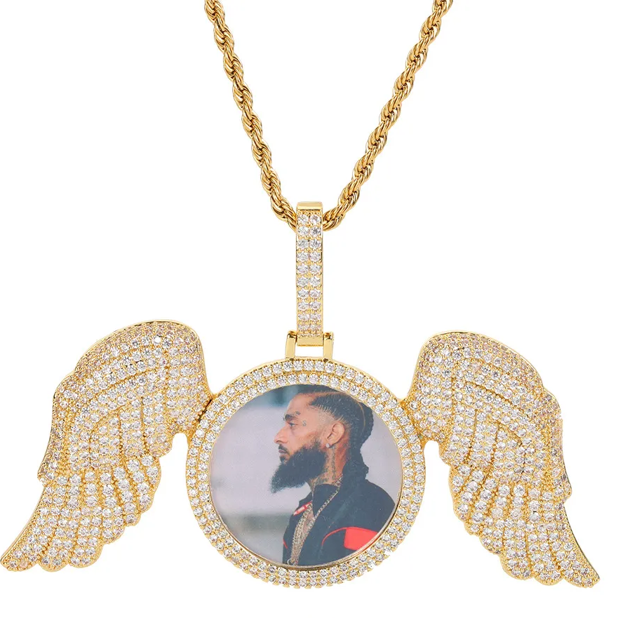 Custom Photo Circle Pendant