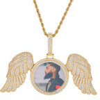 Custom Photo Circle Pendant